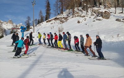 Smučanje v Dolomitih