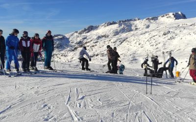 Smučanje v Dolomitih