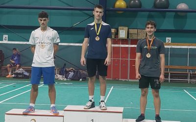 1. mesto v badmintonu