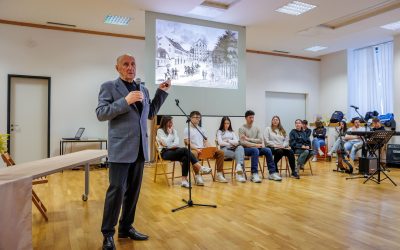 Poklon Prešernu s pisateljem Ivanom Sivcem