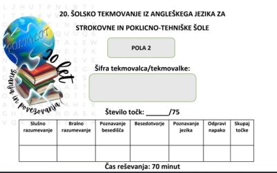Tekmovanje iz angleščine